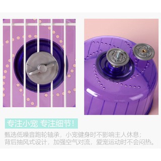 đồ chơi wheel kèm đế 17,5cm dành cho hamster, đuôi mập