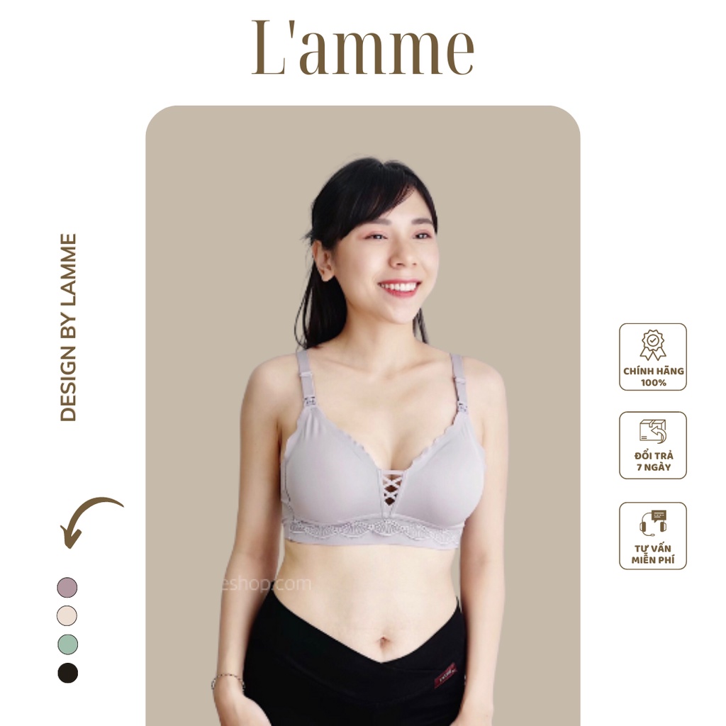 Áo ngực cho con ti A9 chất su lạnh co giãn 4 chiều, chống chảy xệ sản phẩm của LAMME