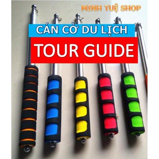 Cán cờ du lịch dành cho hướng dẫn viên và công ty lữ hành loại 2m