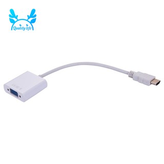 Cáp chuyển đổi HDMI sang VGA RGB từ cổng HDMI đực sang cổng VGA cái