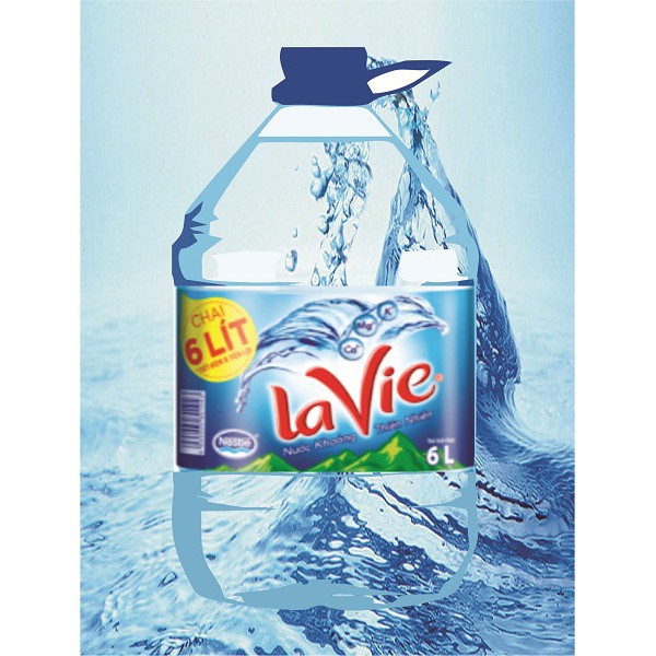 Nước Khoáng Lavie Can 6L