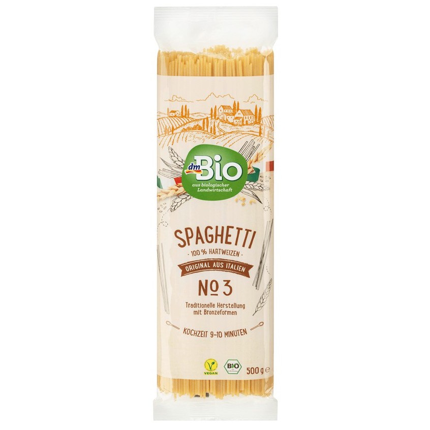 Mì spaghetti hữu cơ 500gr (Dmbio - Markal)