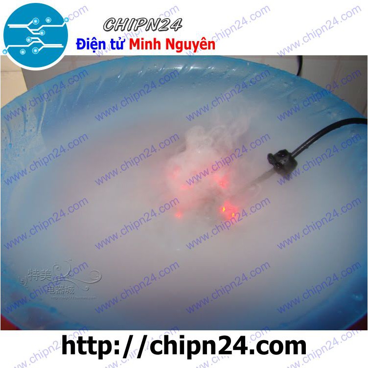[1 CÁI] (E140) Đầu Phun Sương Siêu Âm 12 Led 24V