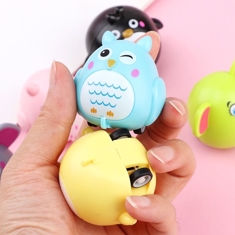 Đồ chơi xe cót hình thú ngộ nghĩnh đáng yêu size mini cho bé