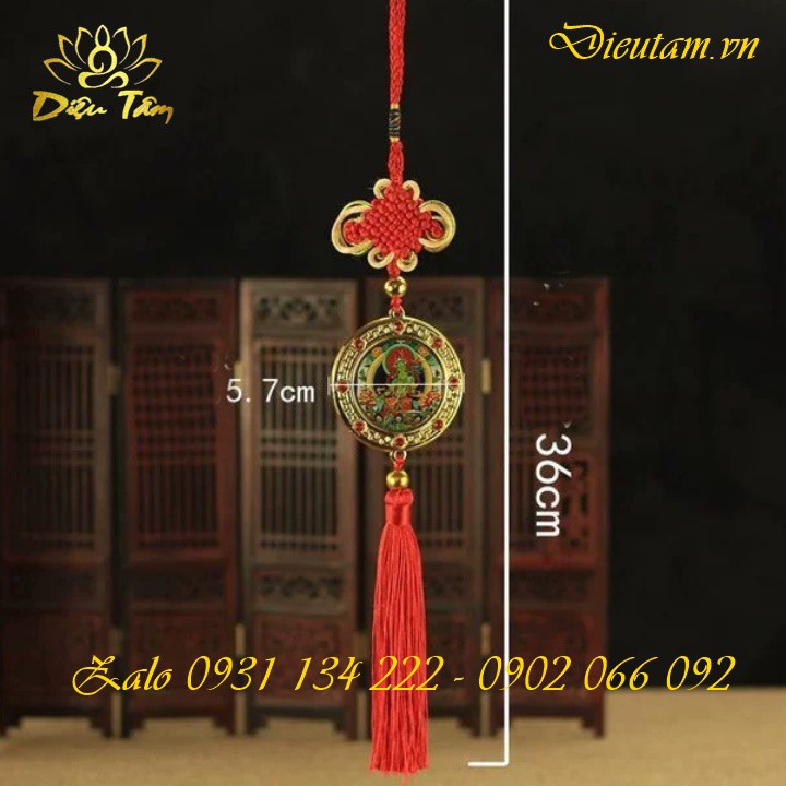 Dây treo ô tô phật mật tông trang trí trên ô tô, trong nhà đồ thờ cúng phong thủy Diệu Tâm
