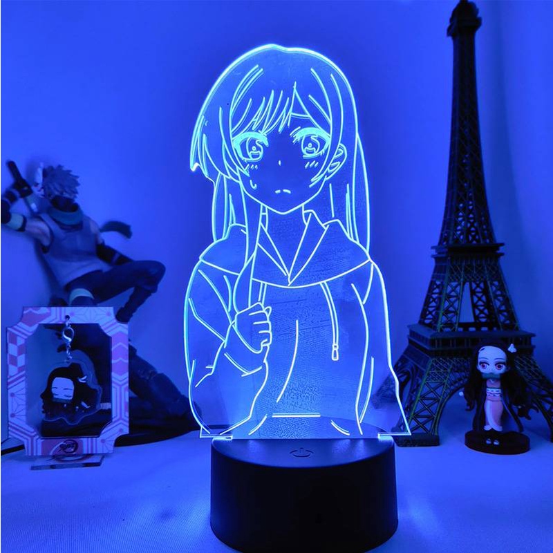 Đèn Ngủ LED Thay Đổi Màu Sắc Theo Phong Cách Anime Chizuru Ichinose