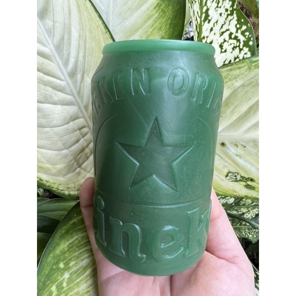 Bộ 2 đèn cầy lễ hội hình lon bia HEINEKEN