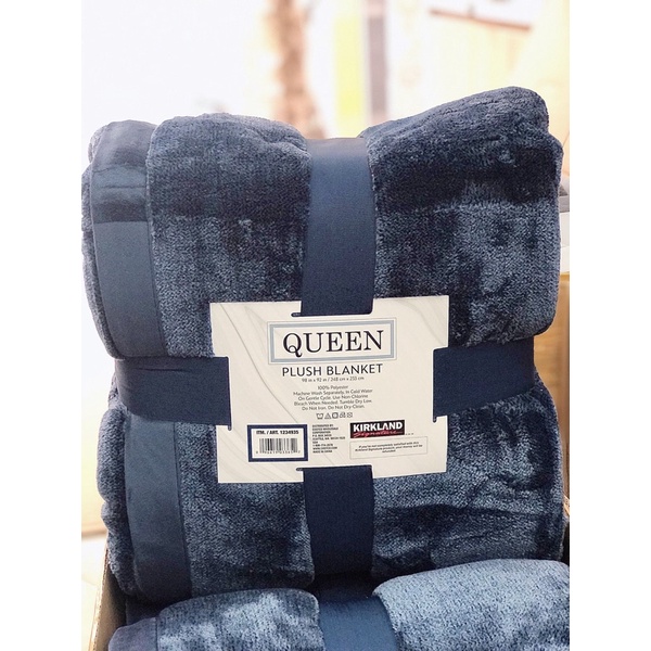 Chăn lông cừu kirkland Queen 2,48x2,33m bill costco