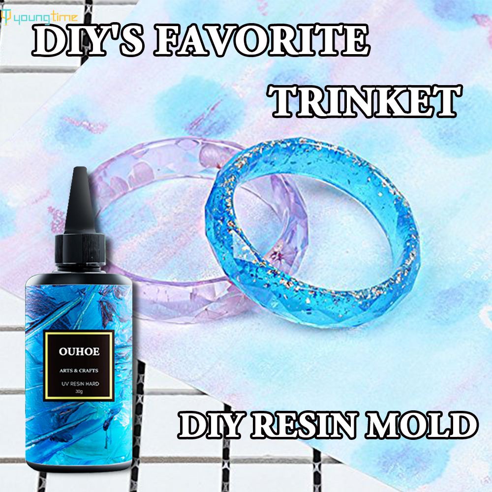 Chai keo nhựa resin UV trong suốt dùng làm đồ thủ công DIY