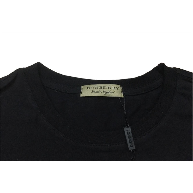 Áo Thun Cotton Tay Ngắn In Hình BUR-be-rry Cổ Điển Thời Trang Cho Nam Và Nữ