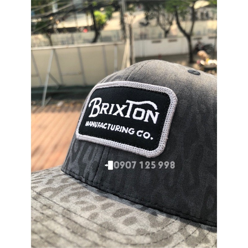 Nón snapback phối lưới BRIXTON, nón hiphop