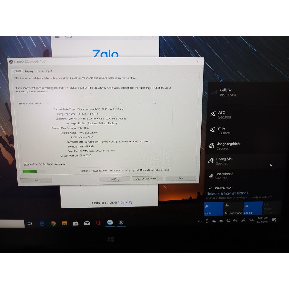 Laptop Toshiba Portege Z20t-c i5 th6/8/256 Cảm ứng | BigBuy360 - bigbuy360.vn