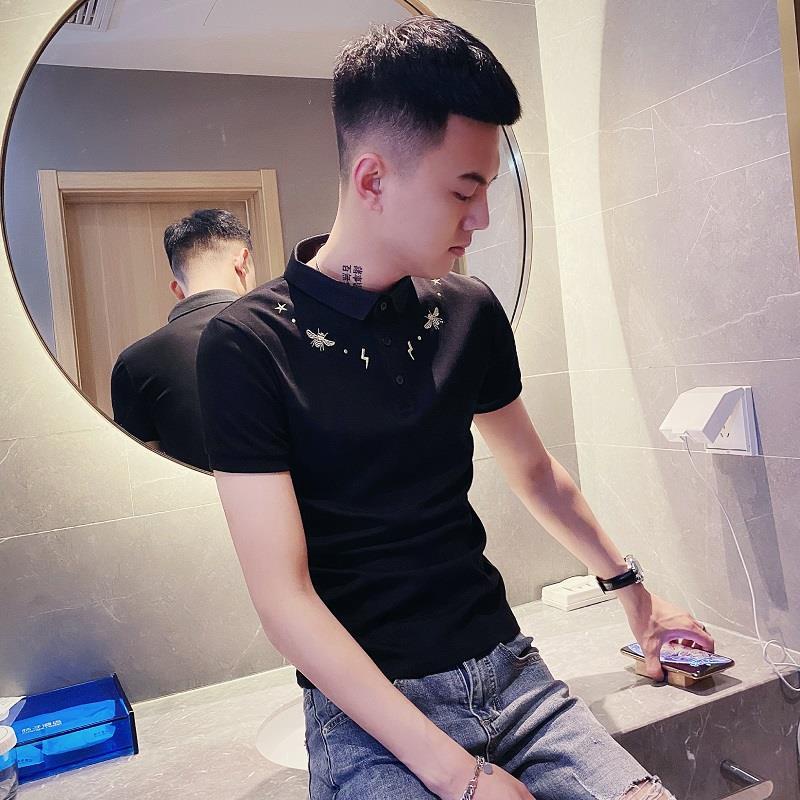 Áo Thun polo Tay Ngắn Dáng Ôm Thời Trang Mùa Hè Dễ Phối Đồ Cho Nam