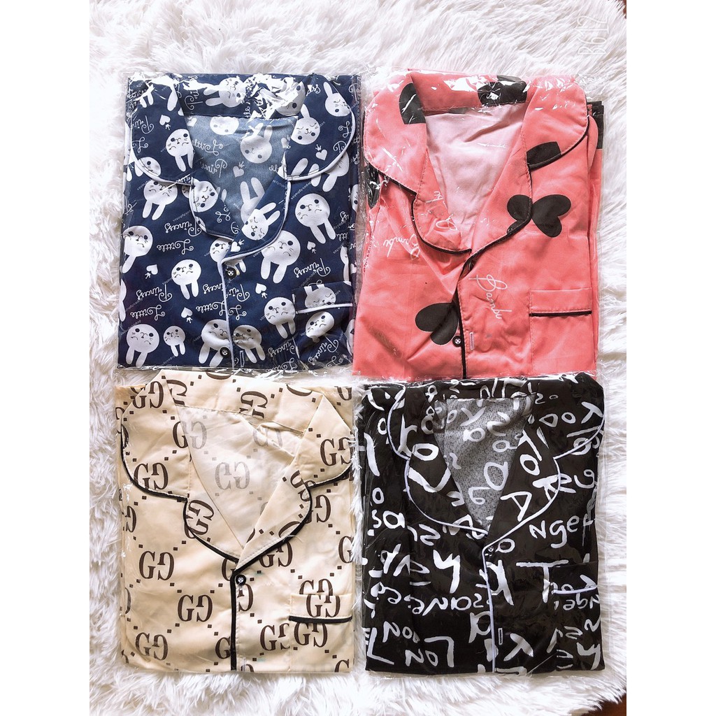 🌈Mẫu ngẫu nhiên🌈 Pizama Tay dài Quần Dài 42-57kg | BigBuy360 - bigbuy360.vn