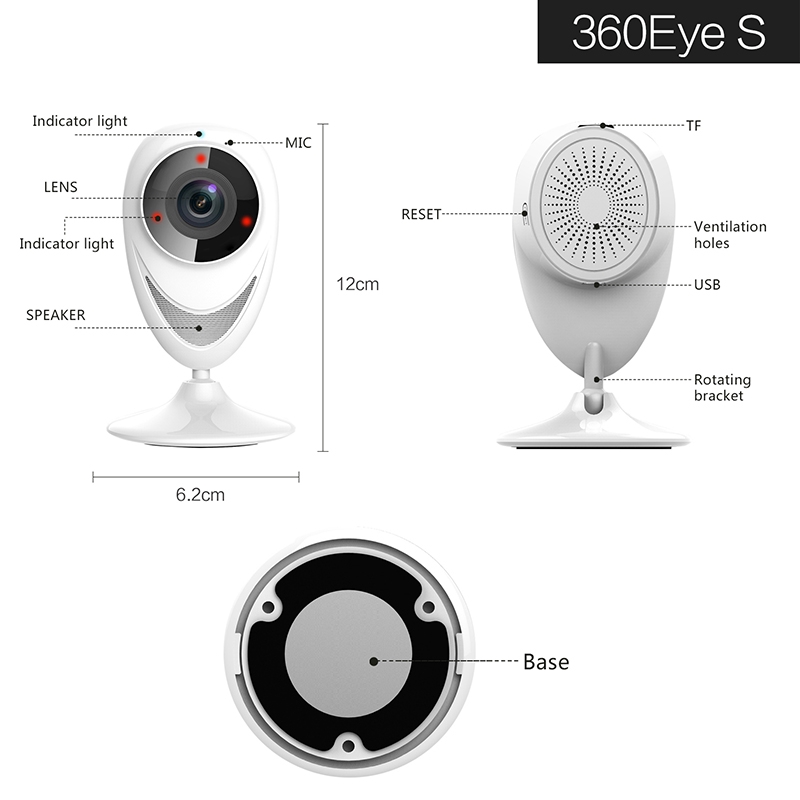 Bộ camera an ninh xoay 360 độ cao cấp