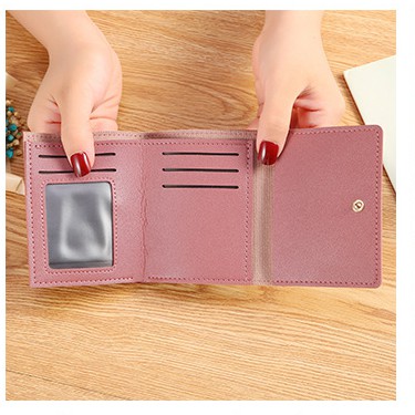 Ví Ngắn Nữ Mini Cầm Tay Chú Mèo Đáng Yêu Dễ Thương Cực Hot