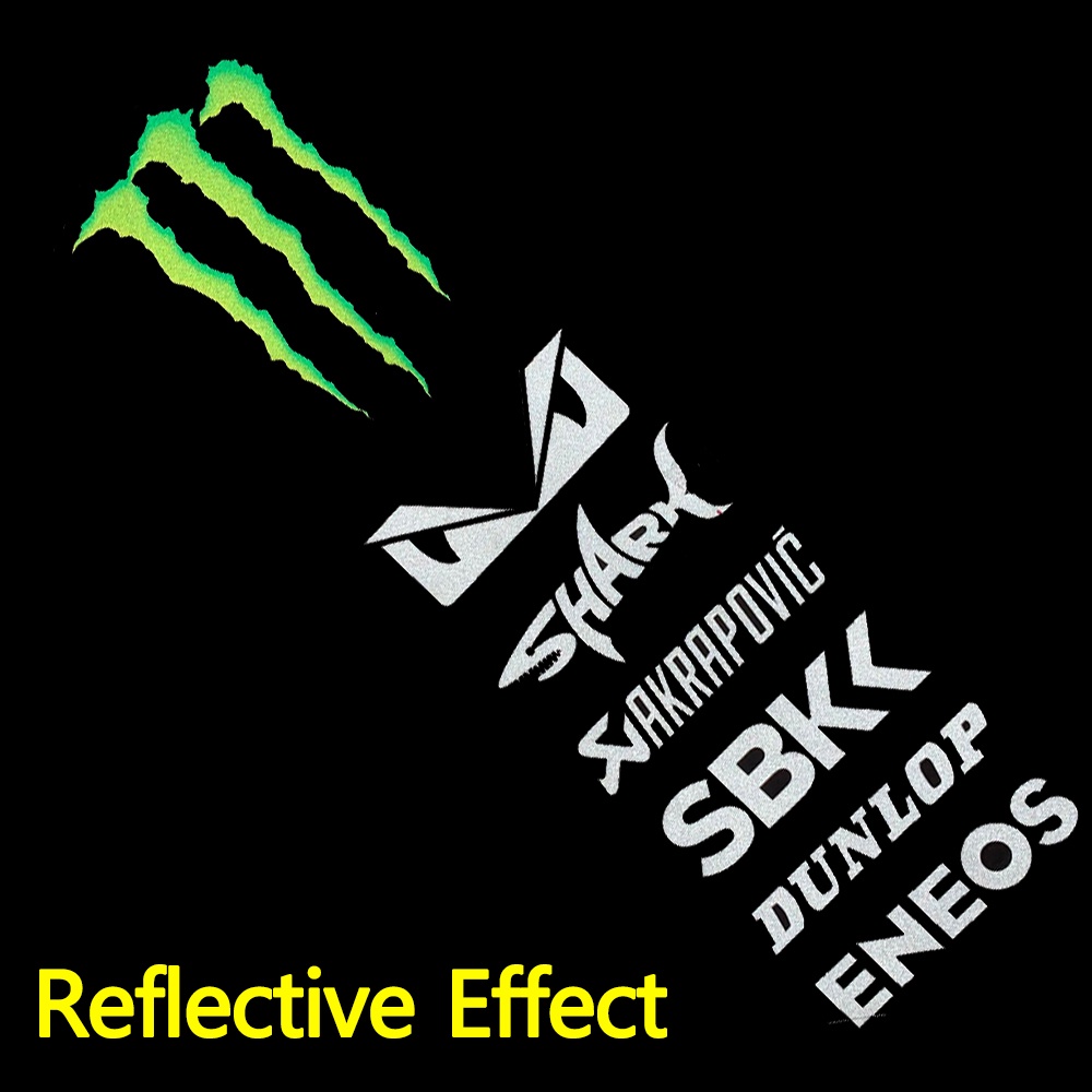 FENDER Sticker Phản Quang Chống Thấm Nước Hình Quái Vật Trang Trí Xe Mô Tô