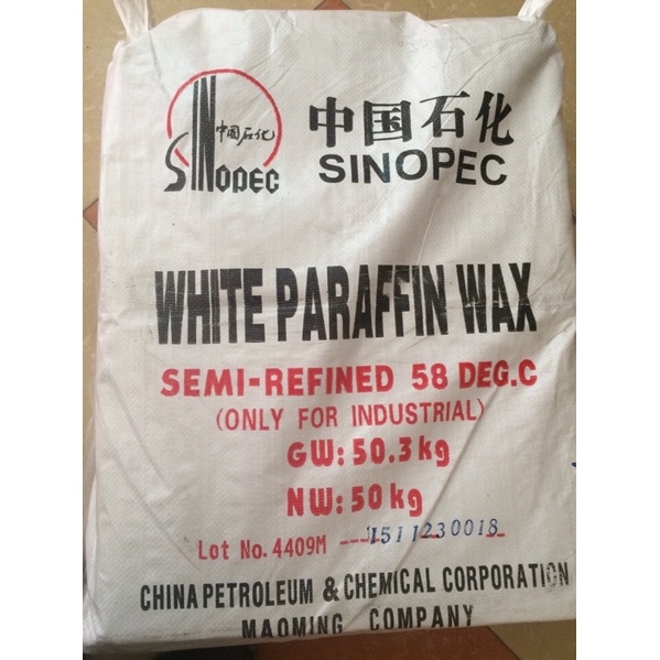 Sáp cứng parafin nấu đèn cầy 0.5kg