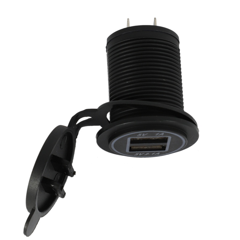 Tẩu Sạc Hai Cổng USB 5V 3.1A 12V 24V Chuyên Dụng Cho Xe Hơi Điện Thoại