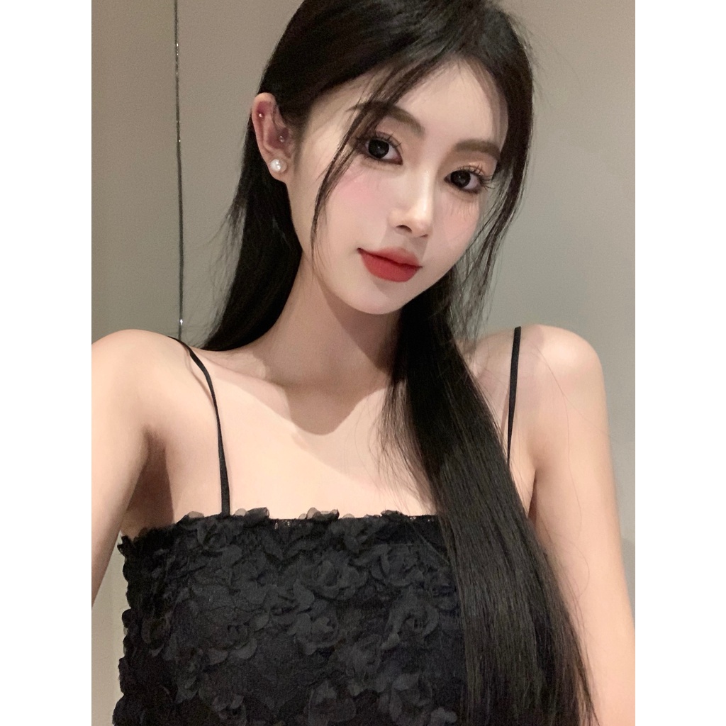 Cocory vn Áo Croptop Trễ Vai Phối Ren Thiết Kế Mới Thời Trang Mùa Hè