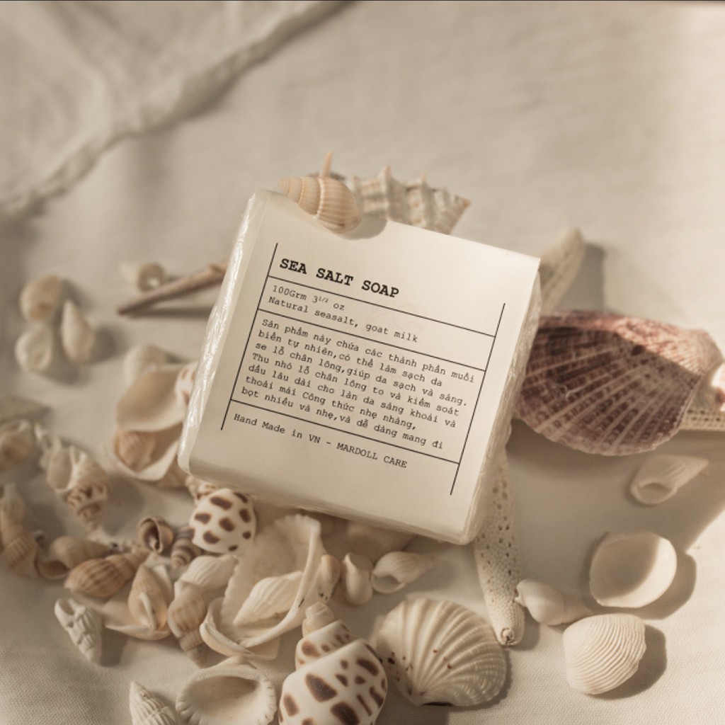Xà phòng tắm giảm mụn , nang lông SEA SALT SOAP - MARDOLL CARE | BigBuy360 - bigbuy360.vn