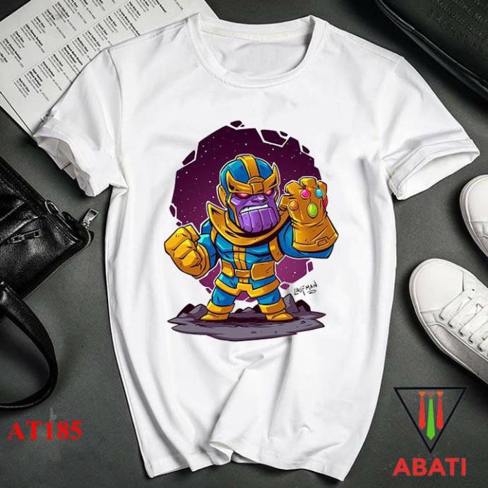 🔥XẢ HÀNG🔥 ÁO thun nam nữ in hình cuộc chiến vô cực End Game chibi dễ thương ABATI