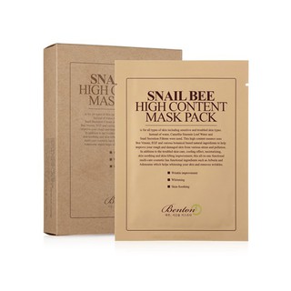 Mặt nạ giấy Benton Snail Bee High Content Mask Pack
