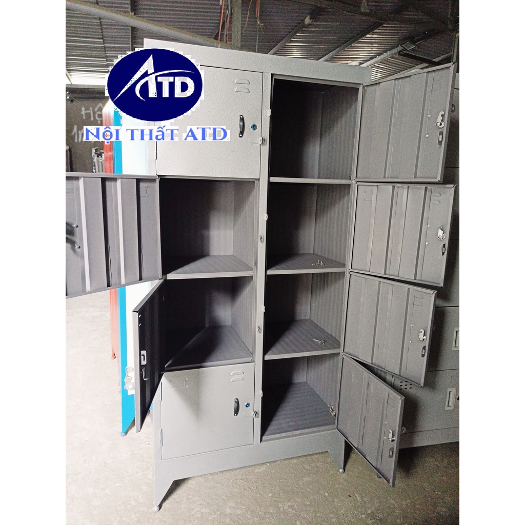 TỦ HỒ SƠ VĂN PHÒNG, TỦ LOCKER SẮT 8 NGĂN 10 NGĂN SƠN DẦU GIÁ TẬN XƯỞNG