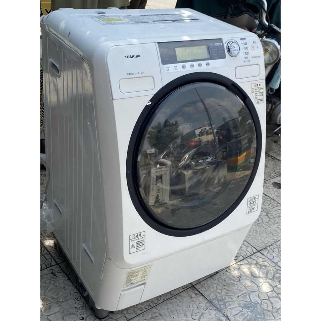 Máy giặt, sấy TOSHIBA TW-200VF hàng Nhật nội địa. GIẶT 9KG + SẤY 6KG. BẢO HÀNH 1 NĂM. BAO TEST ĐỔI LỖI. GIÁ KỊCH SÀN