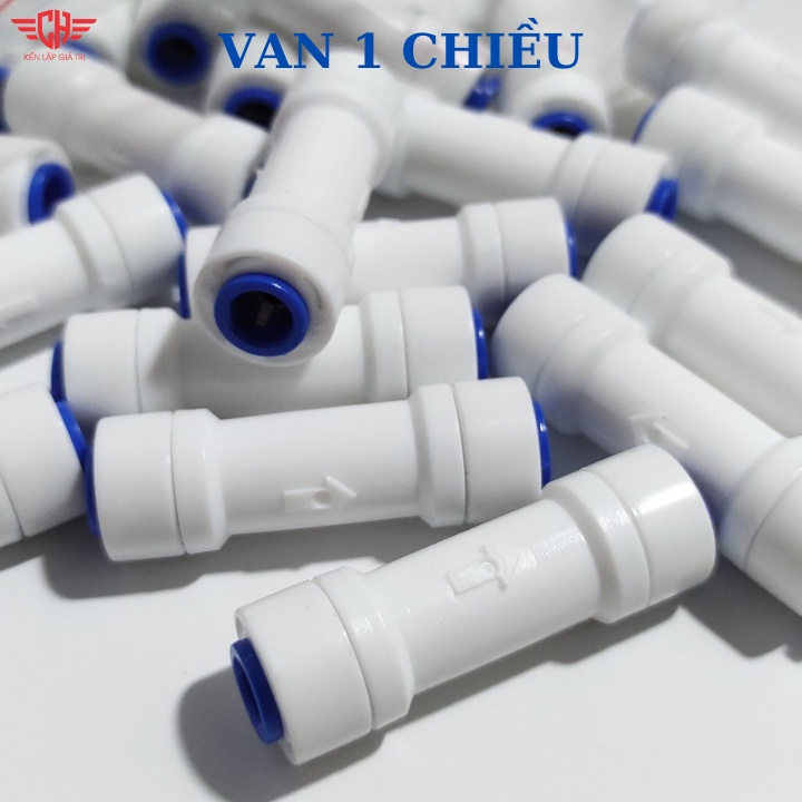 Van 1 chiều máy lọc nước nối nhanh , van 1 chiều thẳng máy lọc nước 2 đầu phi 6