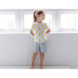 Đồ bộ cotton giấy hãng The Minou xuất Hàn cho bé gái và bé trai