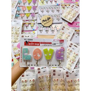VĨ MÓC DÁN TƯỜNG  4 CÁI
