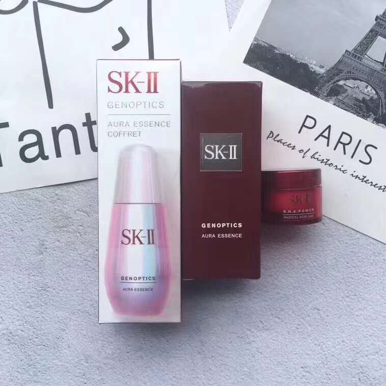 ESSENCE (Hàng Mới Về) Bộ Kem Dưỡng Trắng Sk-Ii / Sk2 / Skii 50ml Trọng Lượng 15g