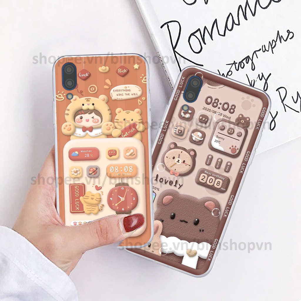 Ốp Vsmart Star in 3D icon gấu nổi siêu xinh, siêu đáng yêu, cá tính phong cách