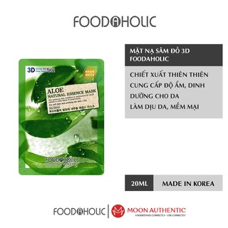 Miếng Mặt Nạ Nha Đam 3D Foodaholic Hàn Quốc