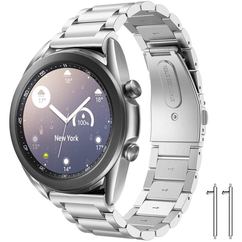 [Mã SKAMSALE03 giảm 10% đơn 200k] Dây thép đúc cho galaxy watch 3 41mm