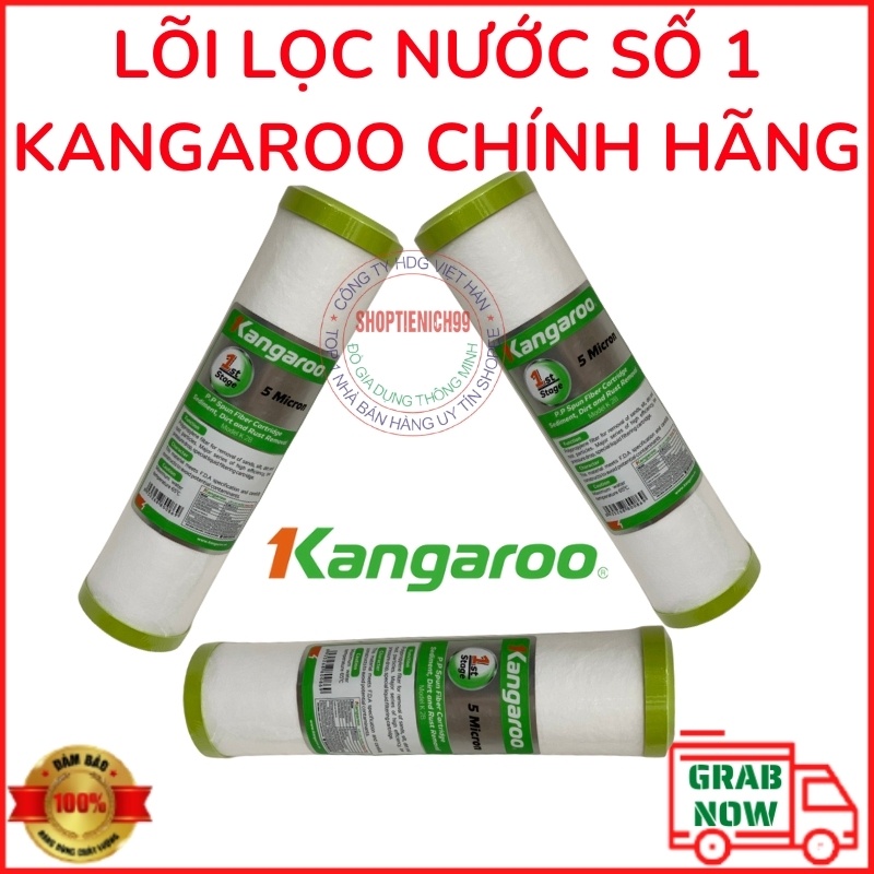 Combo 3 Lõi Lọc Số 1 Kangaroo Chính Hãng Giá Rẻ Cam Kết Hoàn Tiền Nếu Sai