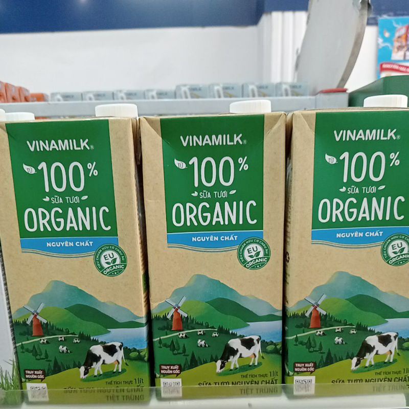 Sữa Tươi Organic Vinamilk 1 Lít