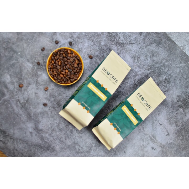 Cà phê Arabica NEOCAFE loại hạt cafe nguyên chất rang mộc nguồn cafe arabica sạch từ Cầu Đất - Gói 200gr | BigBuy360 - bigbuy360.vn