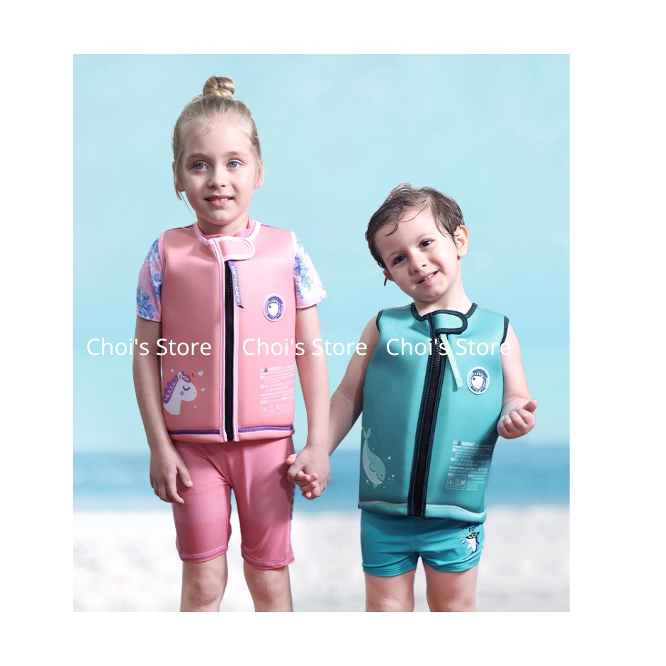 Áo phao bơi Mambobaby giữ ấm cơ thể cho bé từ 3 - 6 tuổi