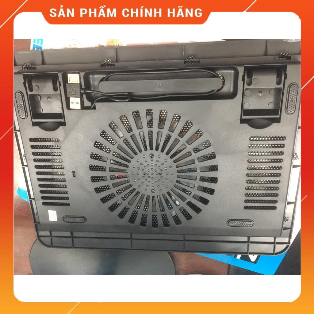 đế tản nhiệt laptop 1 quạt Fan 12 đèn led