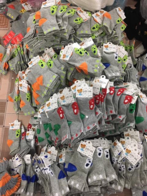 10 đôi Vớ em bé hàn quốc đủ hình ,