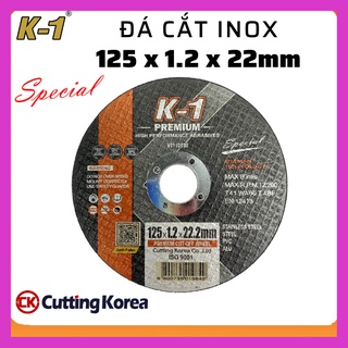 Đá cắt sắt inox đặc biệt 125 | đá cắt k1 special đen 125 | đá cắt sắt inox phi 125