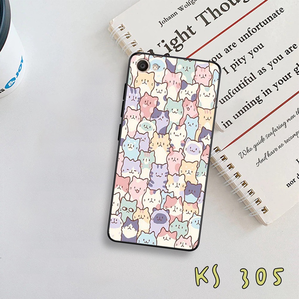 Ốp lưng Vivo Y66 - Vivo Y67 - Vivo Y75 - Ốp in hình mèo con ngộ nghĩnh