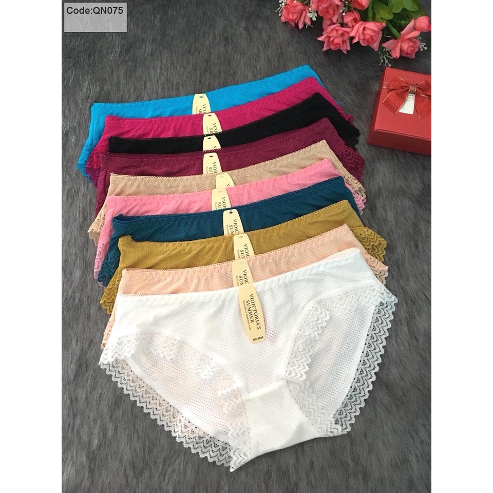 Combo 5 quần lót nữ thông hơi viền ren 5866