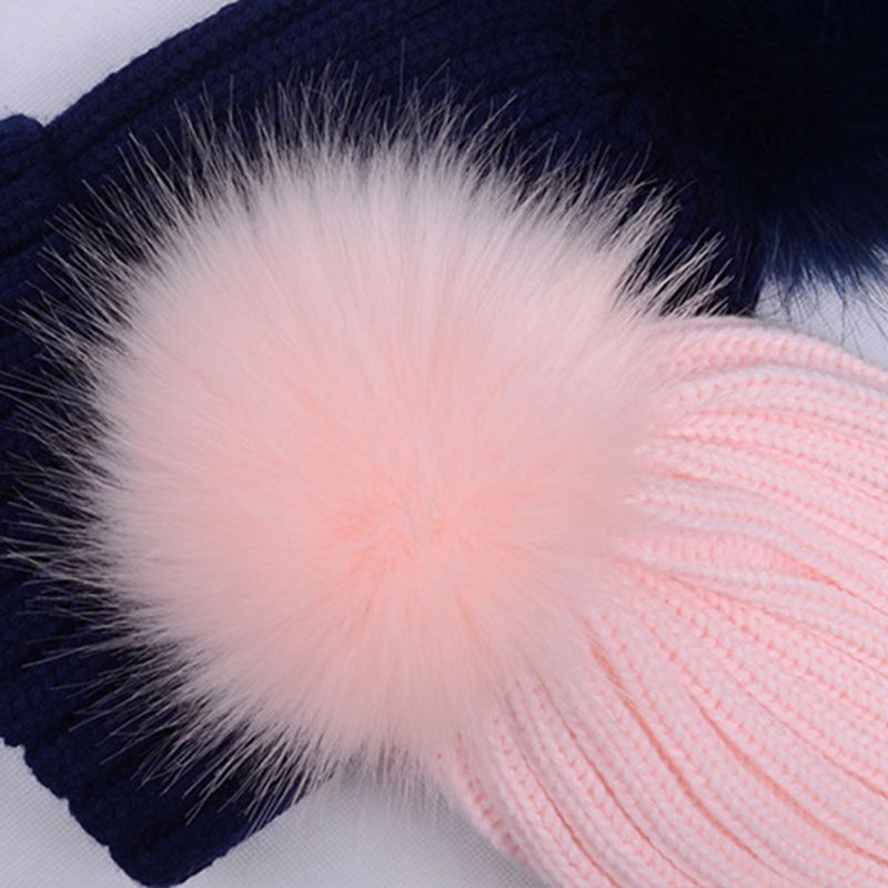 Mũ Len Beanie Màu Trơn Giữ Ấm Cho Nam Và Nữ