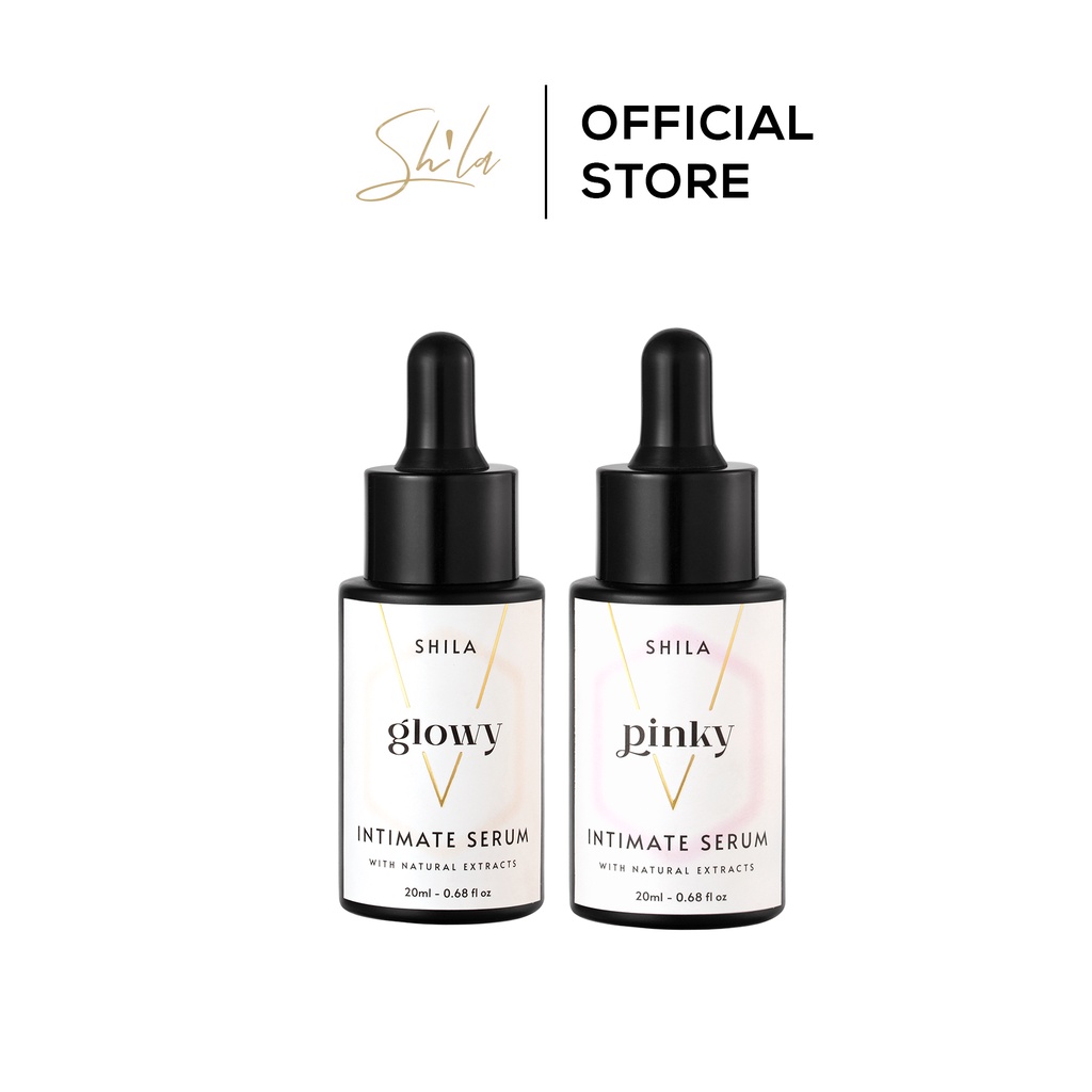 Combo 2 Tinh chất phục hồi Shila (Shila Serum Pinky, Shila Serum Glowy)