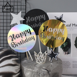 Phụ Kiện Trang Trí Bánh Kem Chữ Happy Birthday A1