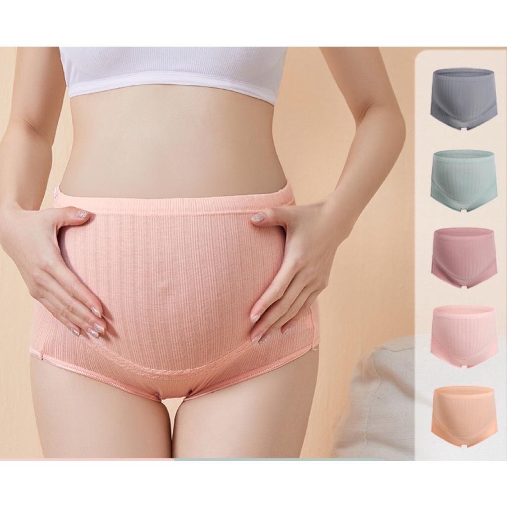 ￼Quần lót bầu cạp cao nâng đỡ bụng bầu,đáy quần kháng khuẩn. quần lót QL29021 đơn giản dễ mặc hàng đẹp