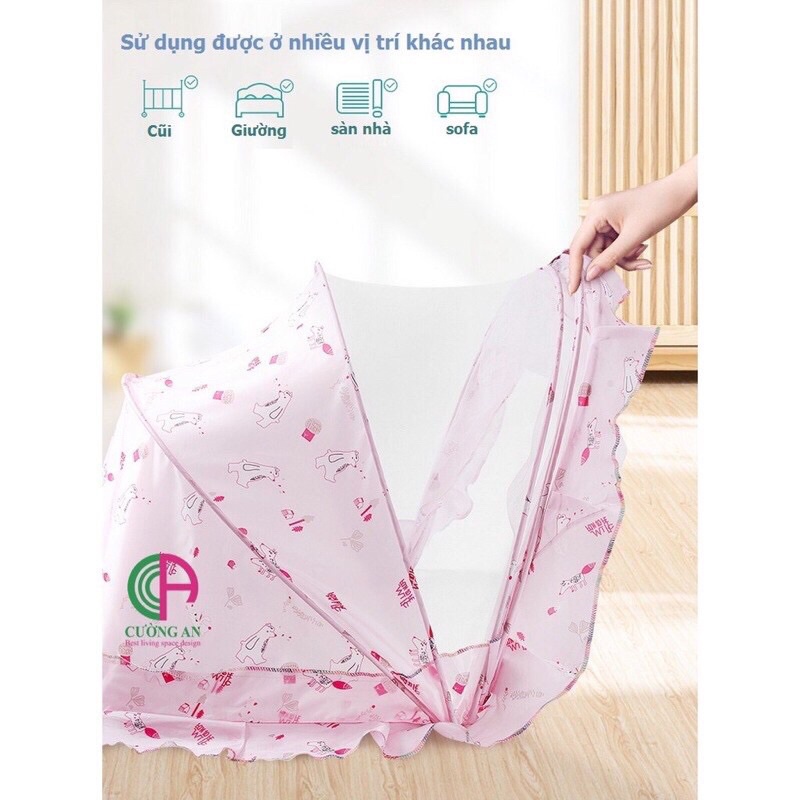 Màn chụp gấp gọn chống muỗi cho bé